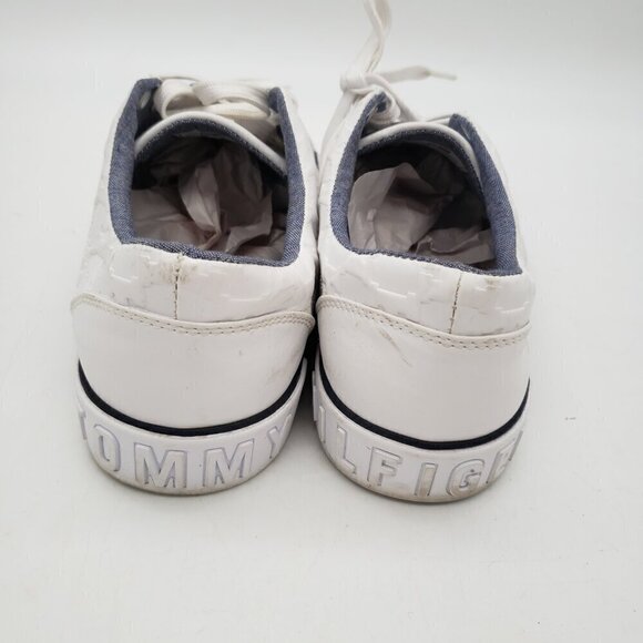 Tommy Hilfiger Men's Tmpilor-R Sneaker Lace-Up White Classic Logo Size 9 - Picture 5 of 8
